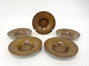 銅器　茶托　5客揃